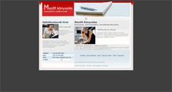 Desktop Screenshot of konyveles.mezofi.com
